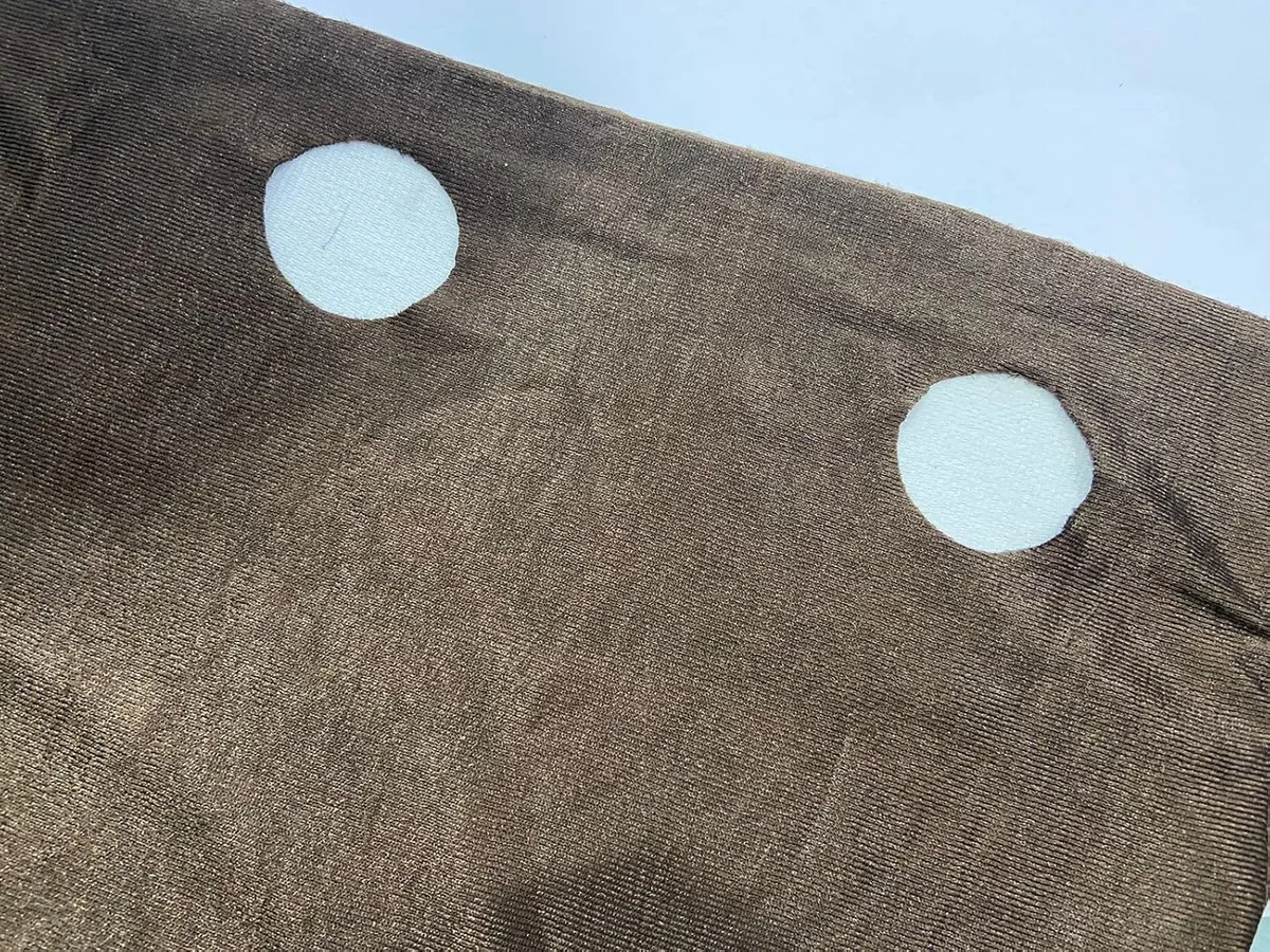 Curtain Tape Strictly for Repairing Old Curtains Wide 4 Inches Non Woven Fabric Plain Curtain Tape Cut as per Requirements (White, 4 Inch) 3