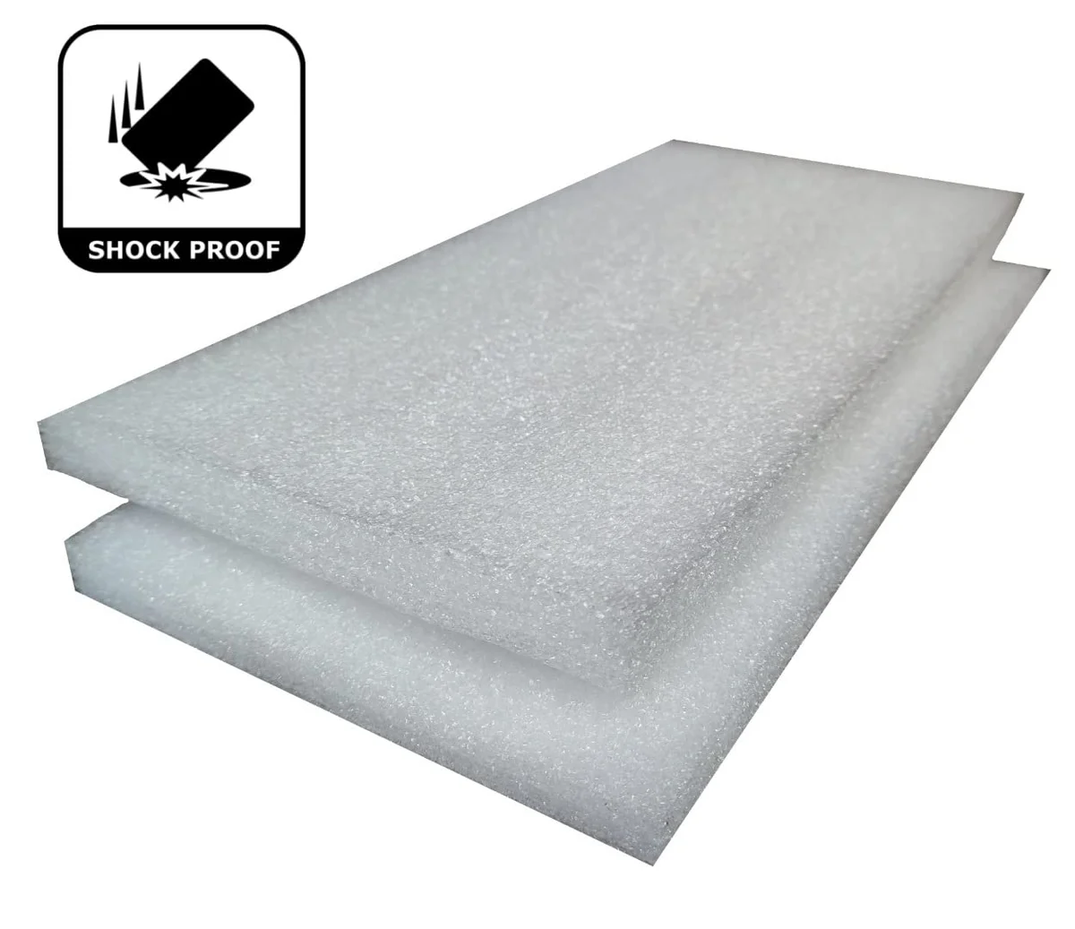 EP EPE Foam Sheet 15 MM Thickness 1x2 Feet Size, Set of 5 sheets (White) 7