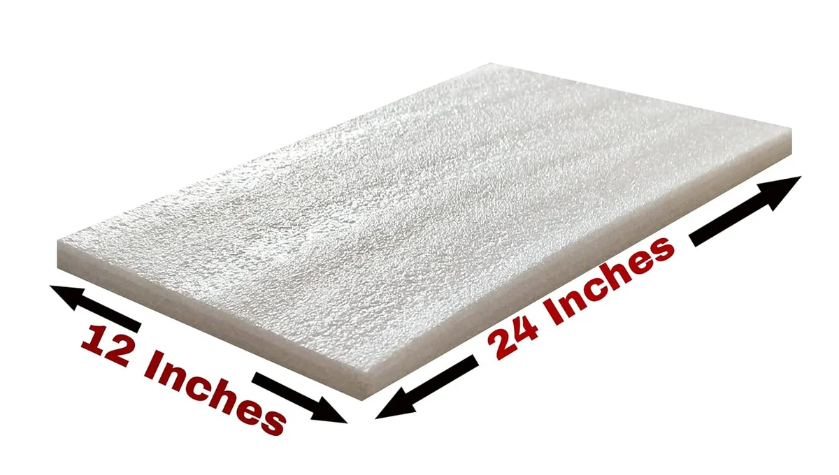 EP EPE Foam Sheet 15 MM Thickness 1x2 Feet Size, Set of 5 sheets (White) 2