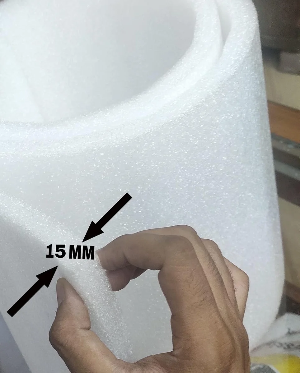 EP EPE Foam Sheet 15 MM Thickness 1x2 Feet Size, Set of 5 sheets (White) 3