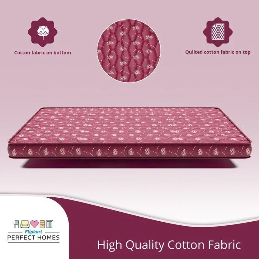 Perfect Homes Arena 4 inch Double High Density (HD) Foam Mattress 4
