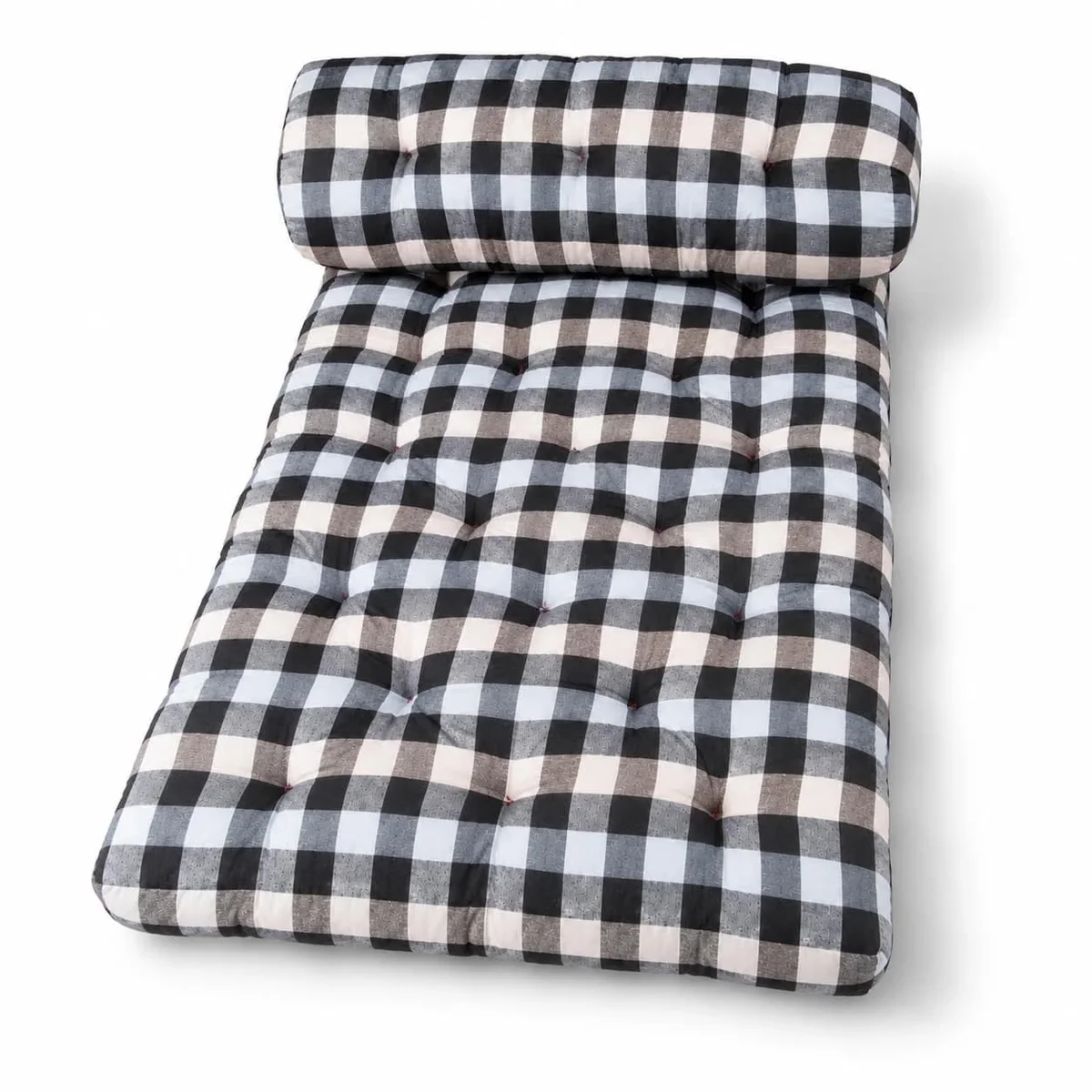 Cotton Filled Single Bed Mattress, Soft & Comfortable Foldable Gadda/Quilt for Home, Hostel & Guest Room, Lightweight Single Mattress for Sleeping, 3 x 6 Feet (72 x 36 Inches)