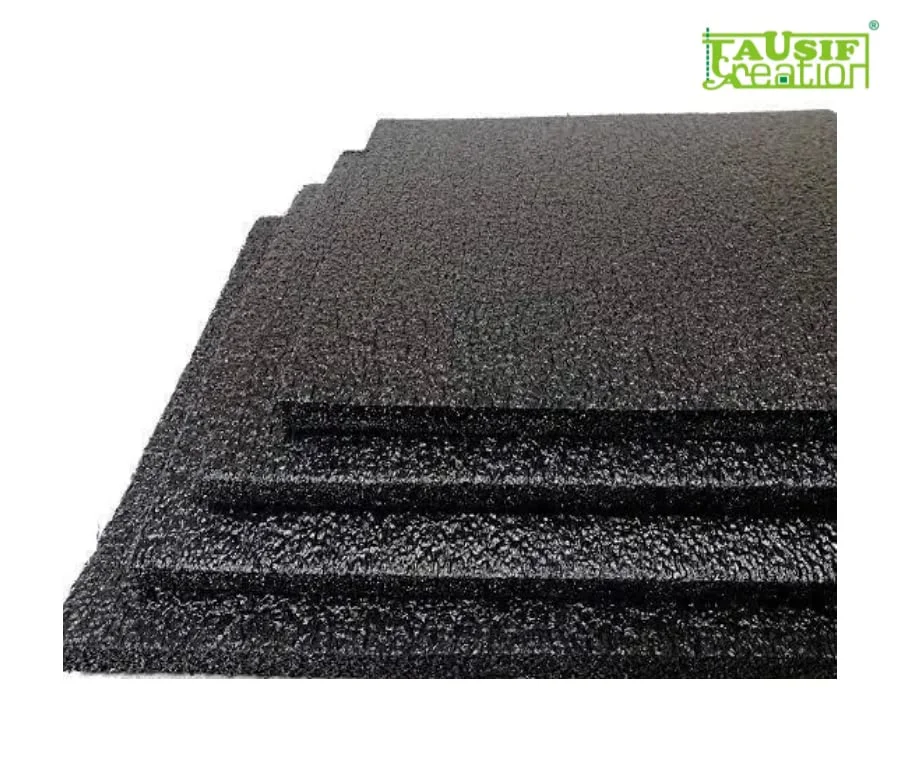 Black EPE Foam Roll 12 mm Thickness (4.5 Feet Long X 1 Feet Wide) Pack of 1 Roll 3
