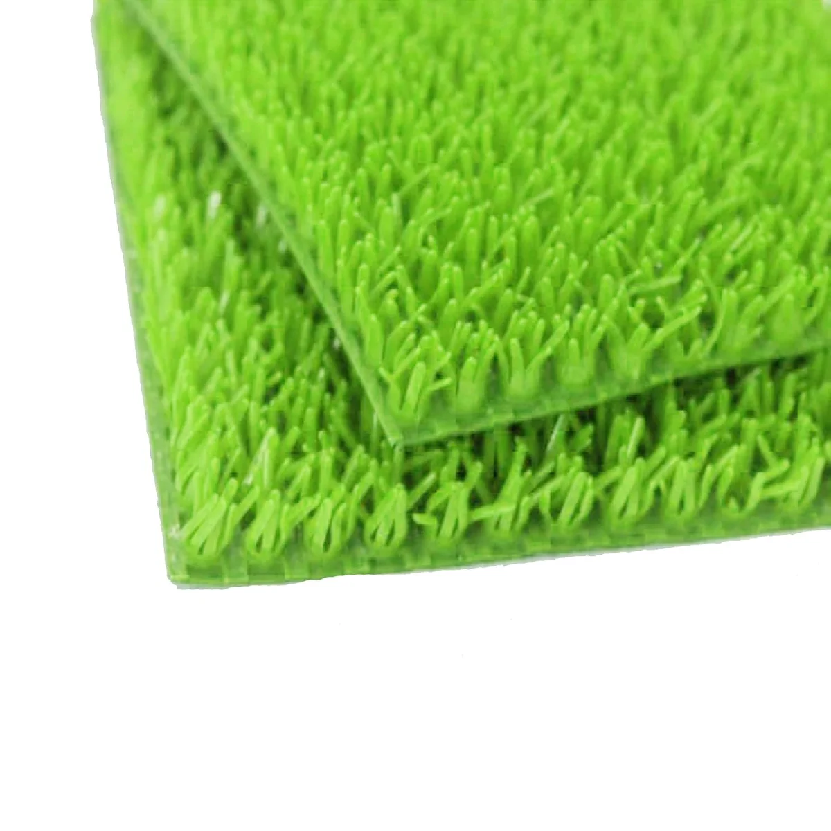 Turf Mat 48 X 48 Inch_4 X 4 Feet_PVC Stick Turf Mat_Foot Mat_Door Mat for Home Entrance_Floor Mat_Kitchen_Office_Balcony_Bath room_Bed room Mat_GREEN Color TM57 3