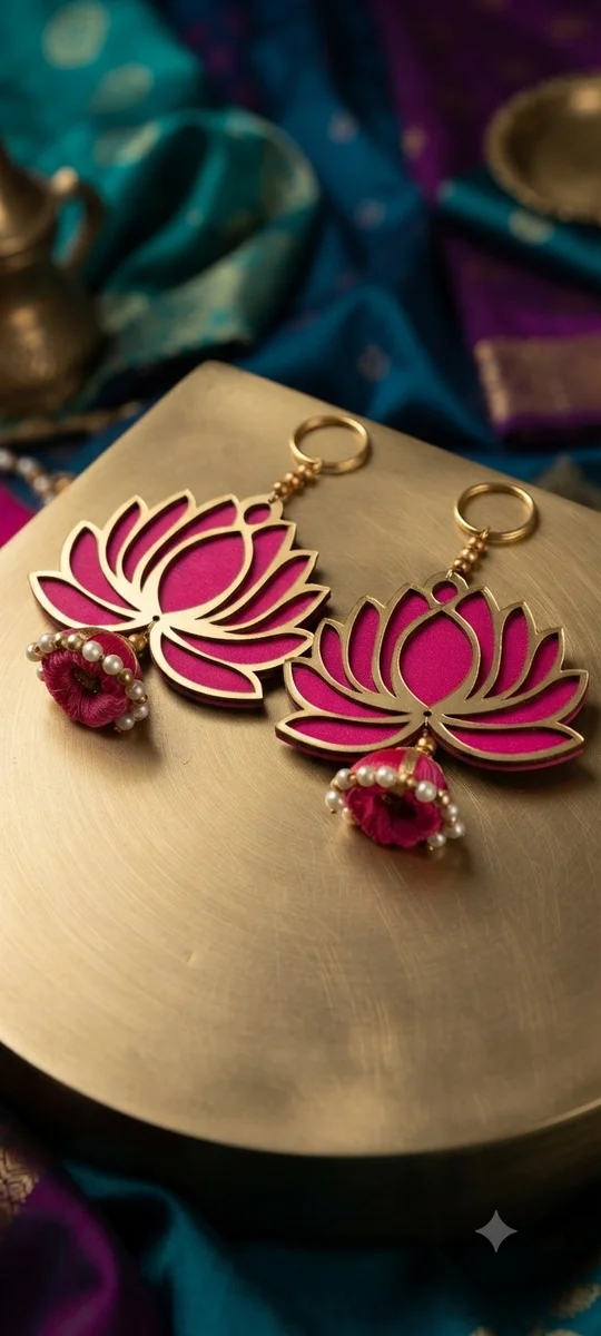 4inch Lotus small wall hanging Pack of 5