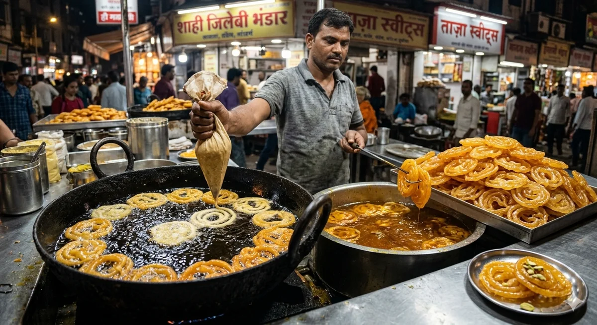 Sweet dish jalebi