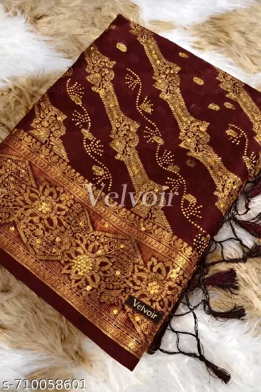 premium organza silk saree