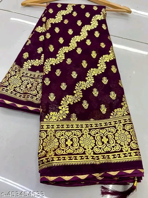 GEORGETTE SAREE, LEHERIA SAREE, FOIL SAREE, TRENDING SAREE, FANCY