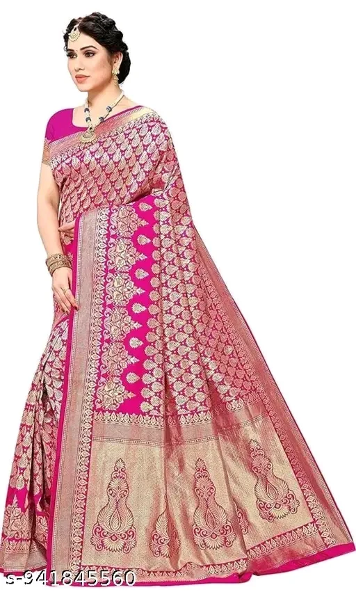 Women's Trendy Banarasi Kanjivaram Art Silk