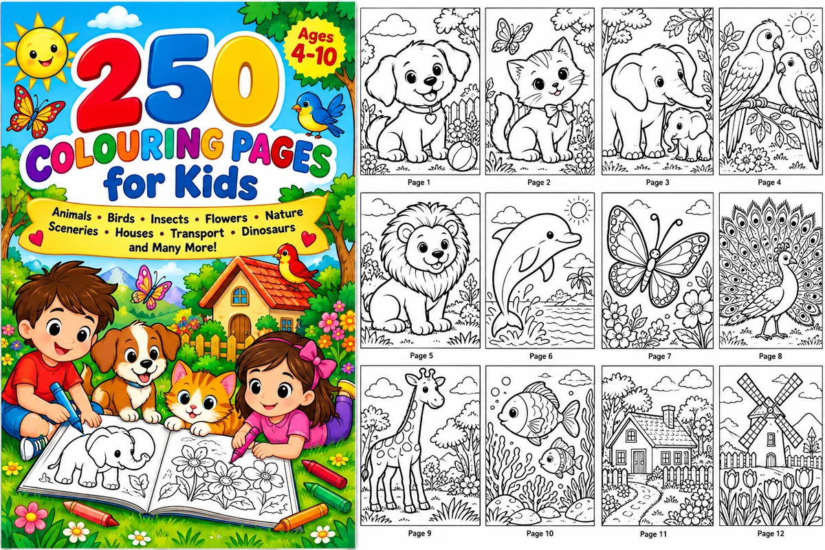 Kids colour ebook