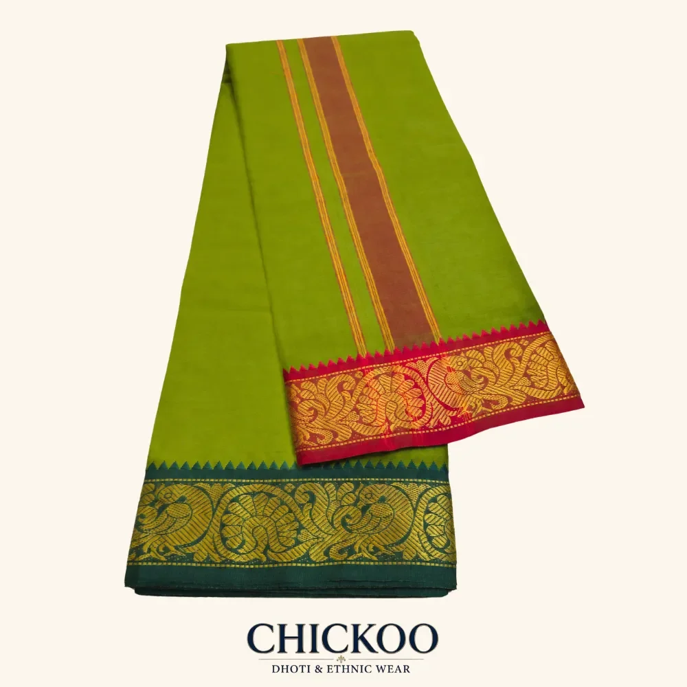 Mint green dhoti 3 Inch 1