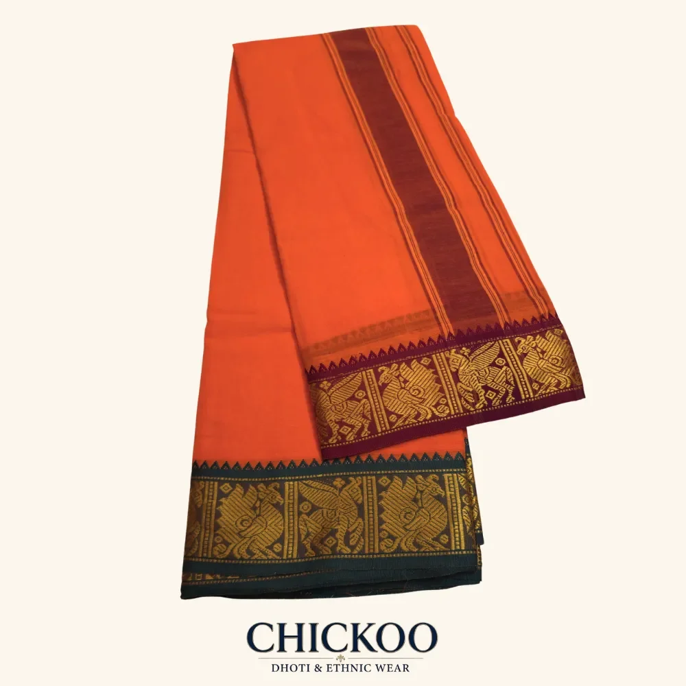 Orange dhoti 3 Inch 1