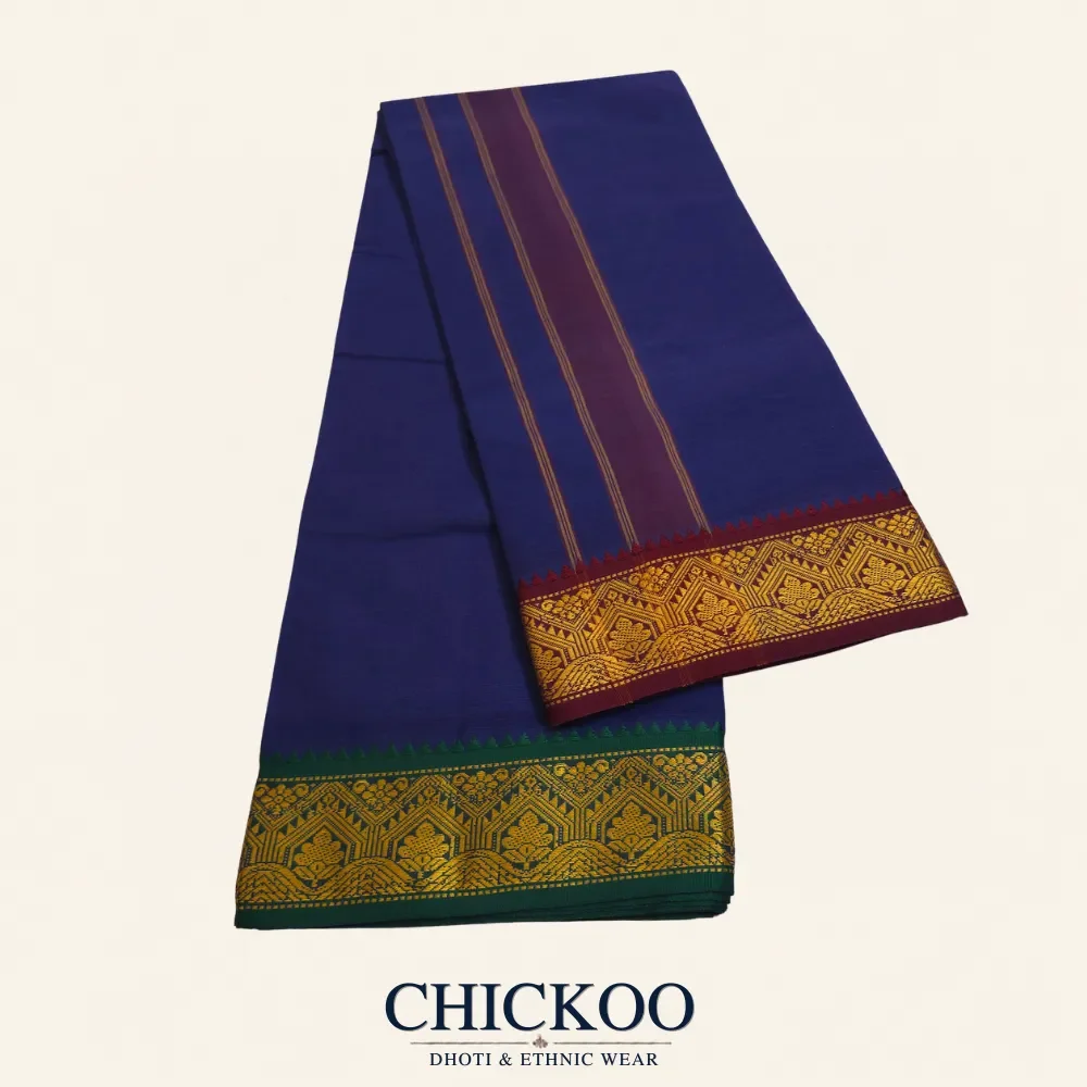 Blue Dhoti 3 Inch 2