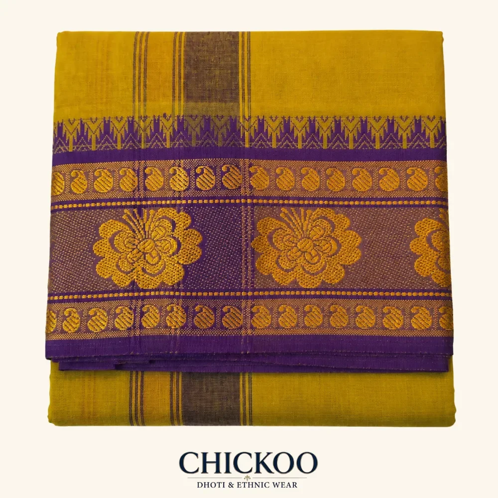 Olive Colour Dhoti 6 inch