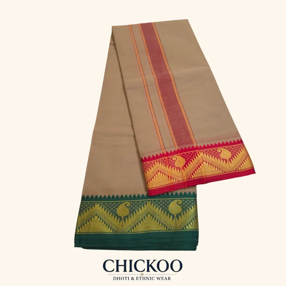 Beige Dhoti 3 Inch 2