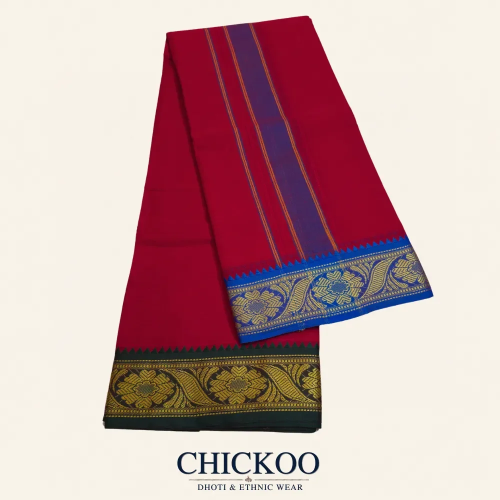 Red Dhoti 3 Inch 1