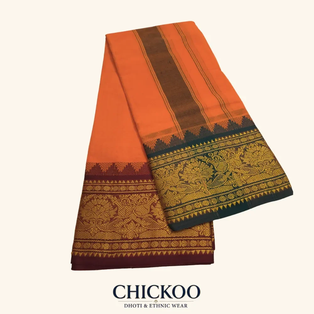 Orange dhoti 8 Inch 1