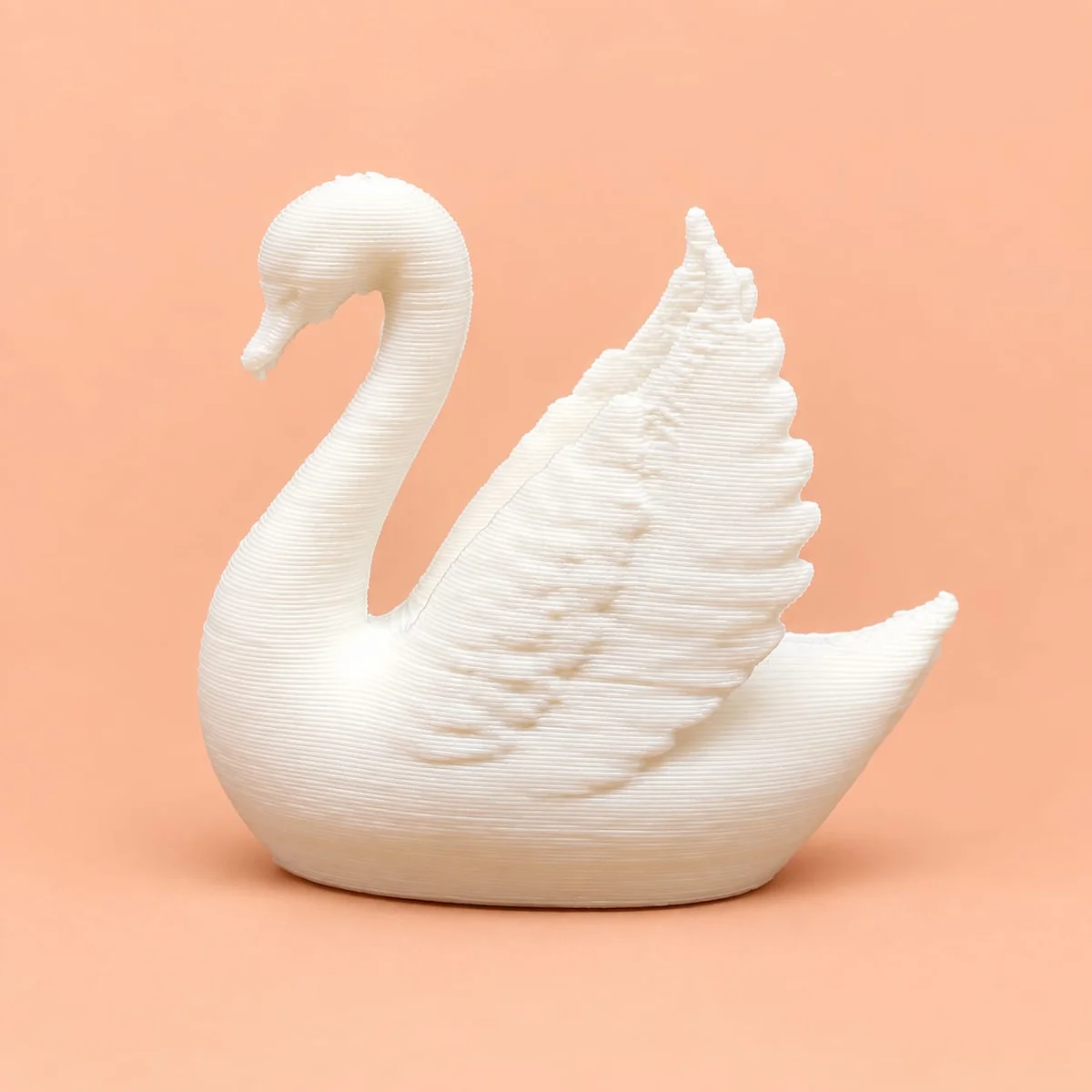Swan with Open Wings 30mm-White
