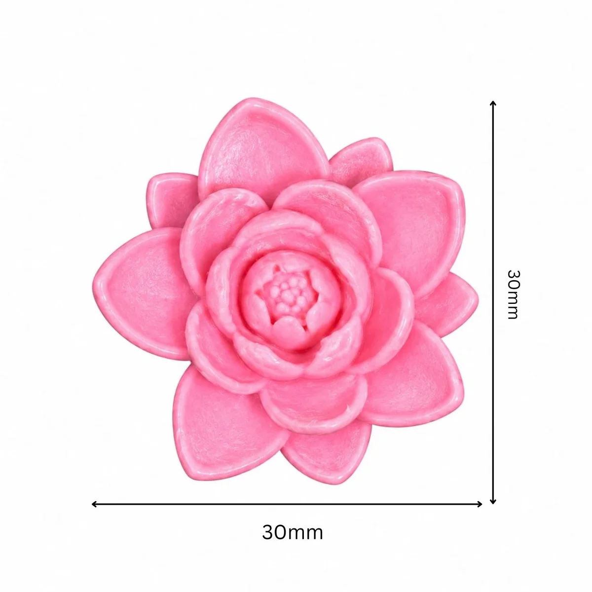 3D  Pink Lotus Miniature 7