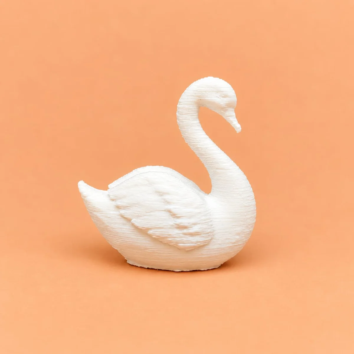 Swan Closed Wings 30mm-white