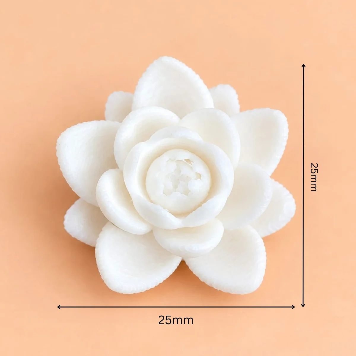 3D White Lotus Miniature 5