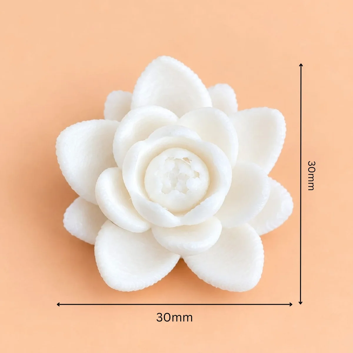 3D White Lotus Miniature 4