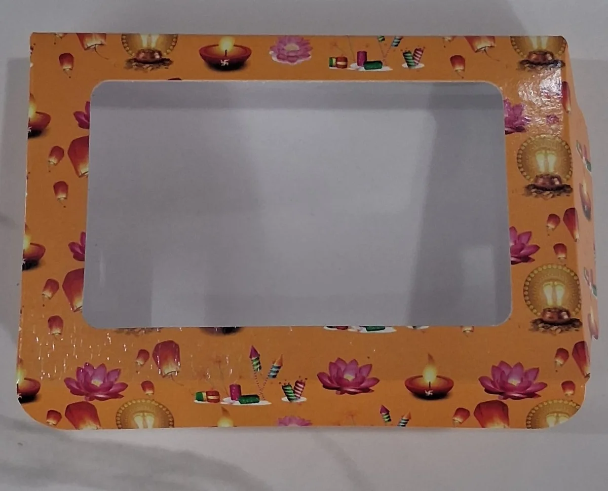 5 cavity diwali chocolate empty Box 10pc