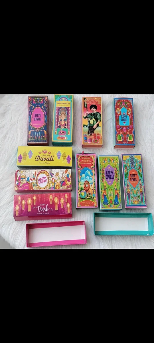 Diwali mix print boxes 10pcs