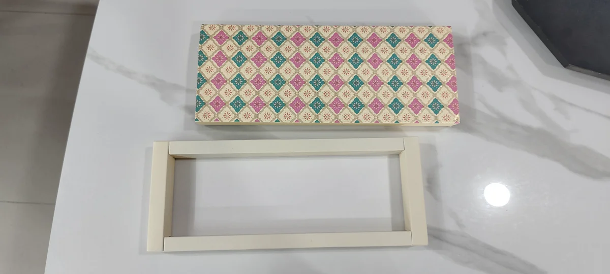 Floral design 12 cavity empty box 10pcs