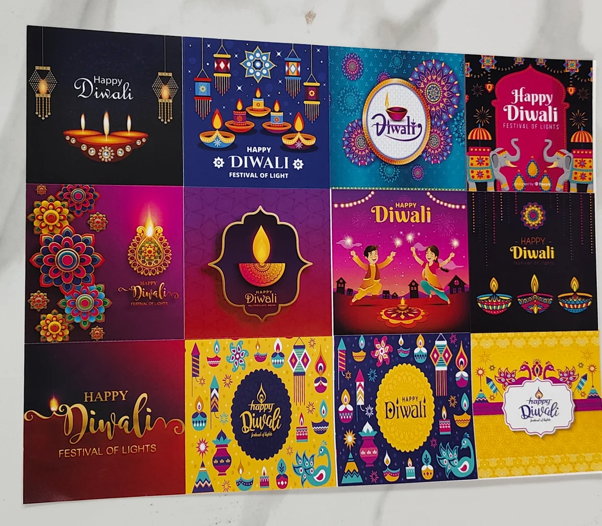 Happy Diwali Small Bar sticker