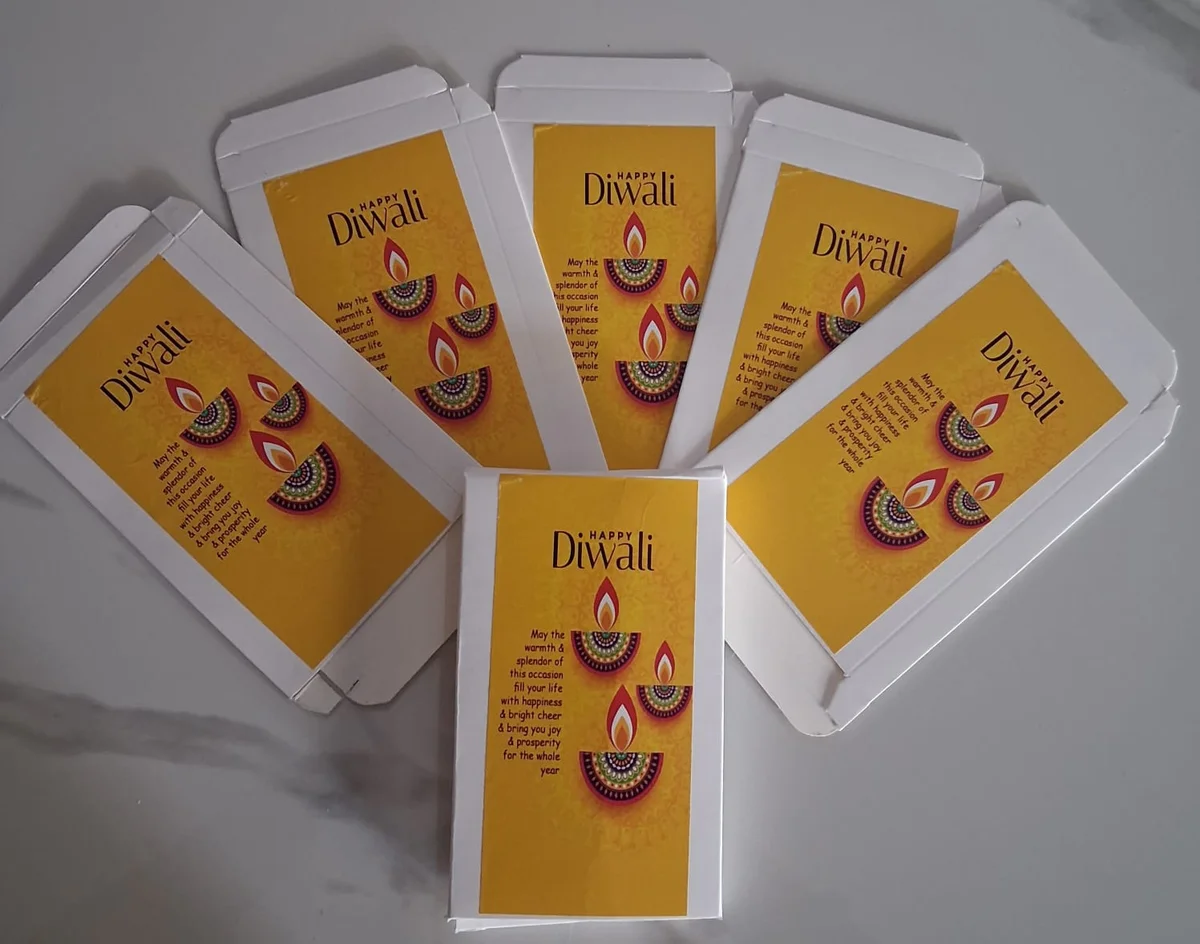 Diwali Yellow Bar Box 10pc