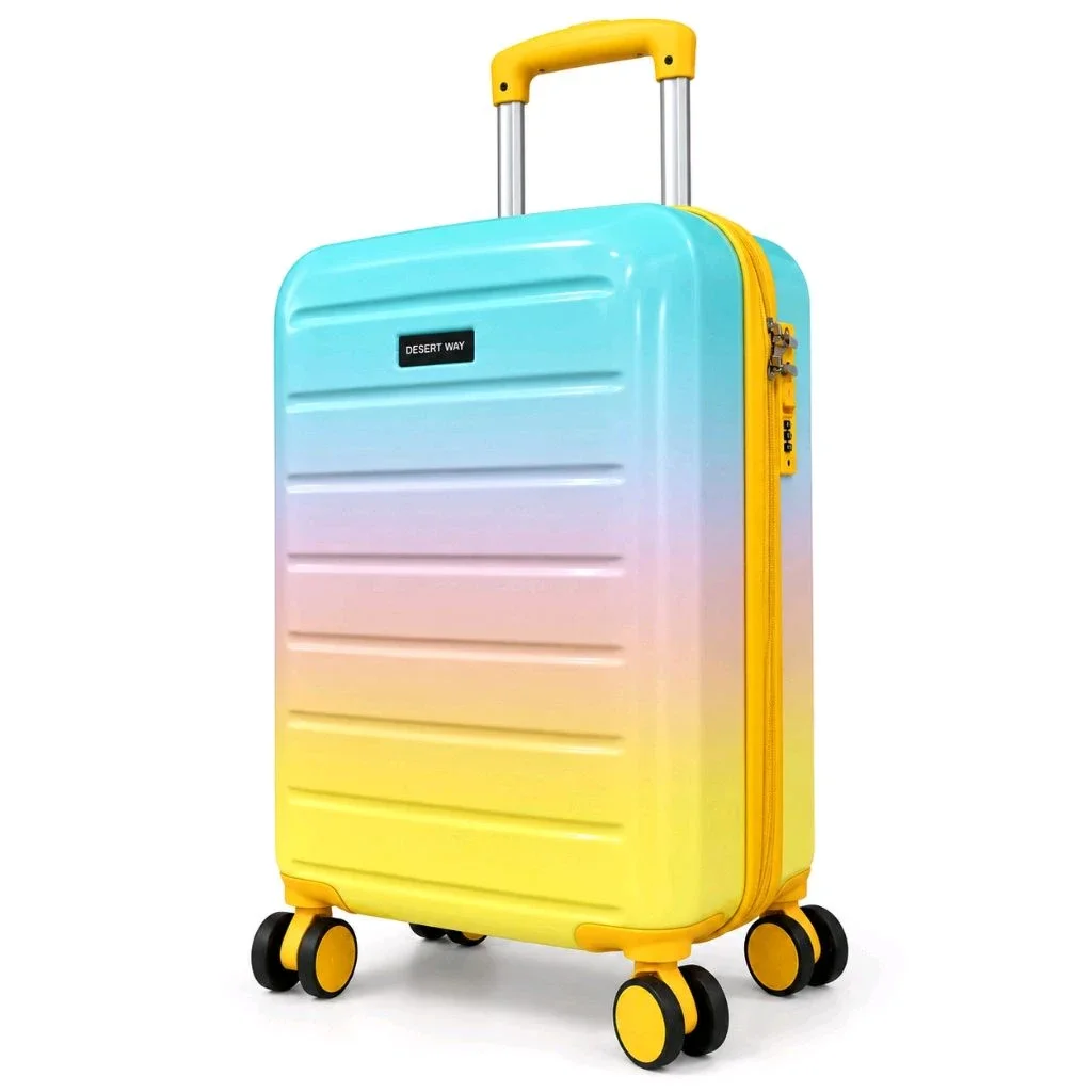 55cm Cabin Size Trolley Luggage Bags, Printer Fiber Trolley