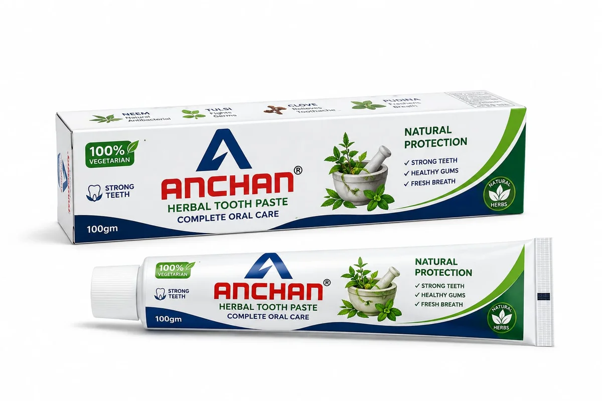 ANCHAN Herbal Toothpaste – Daily Oral Care with Herbal Ingredients