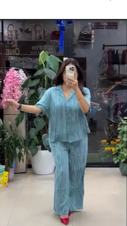 Casual Chic Blue Co‑Ord Set