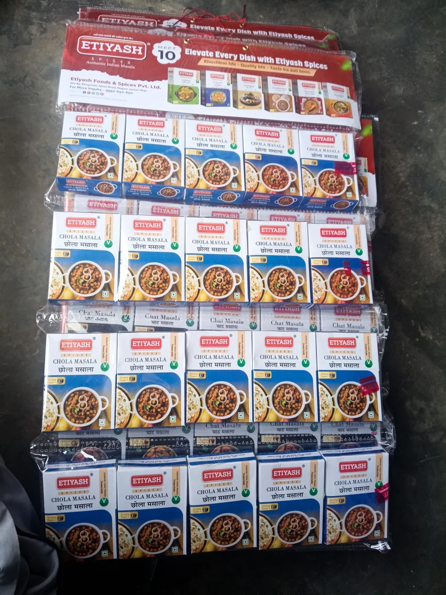 ETIYASH CHOLA MASALA MRP 10 (20 pc)