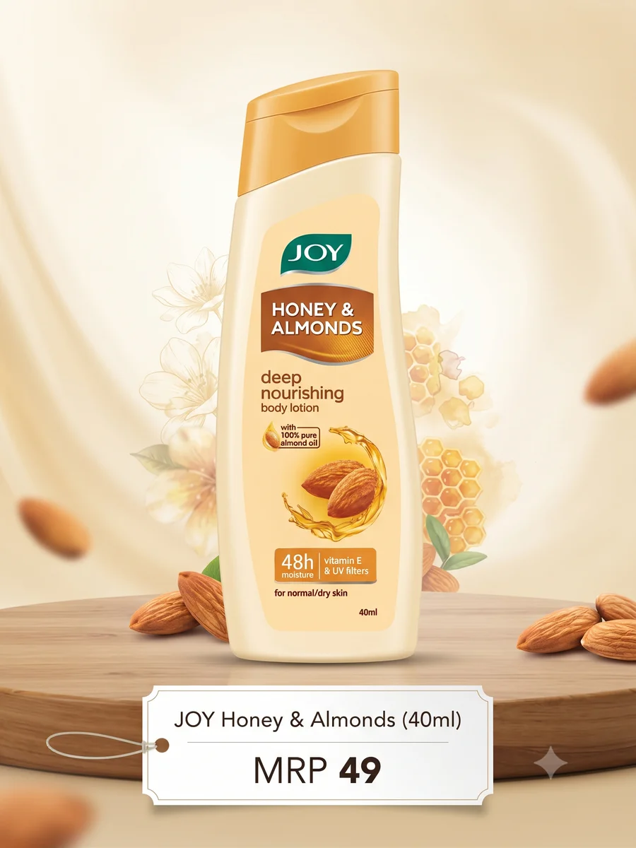 Joy Honey & Almonds Body Lotion (90ml) MRP 49