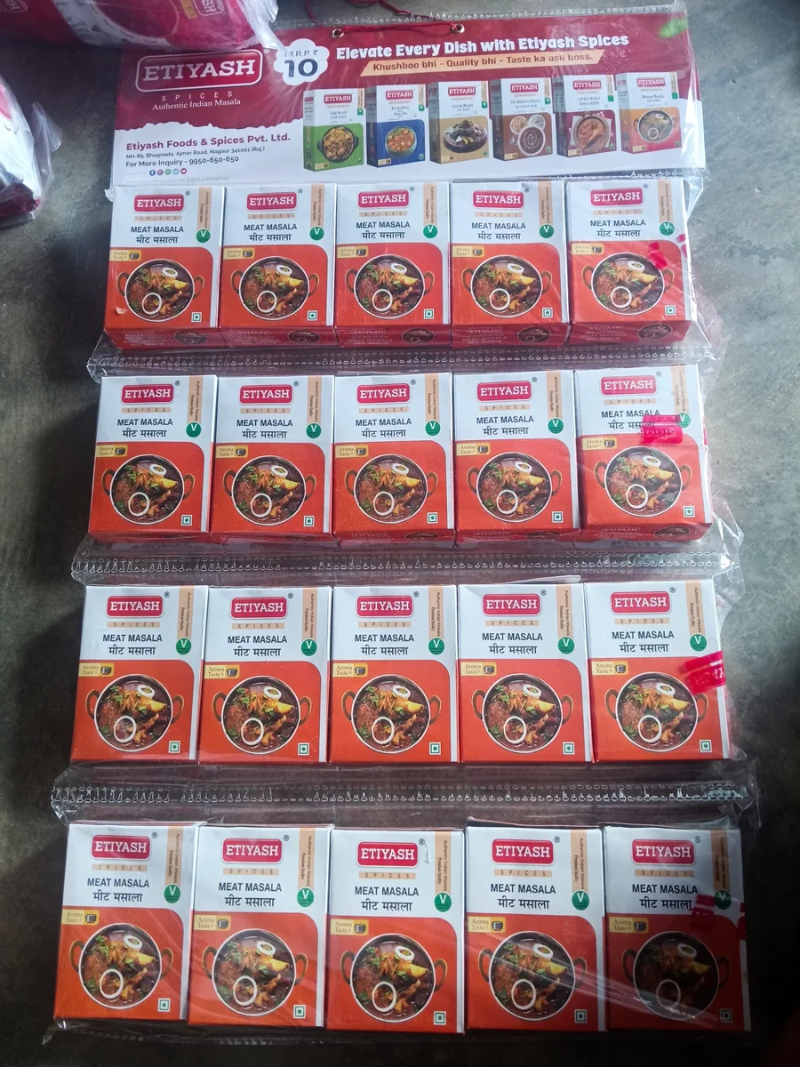 ETIYASH SAMBHAR MASALA MRP 10 (20pc) 8
