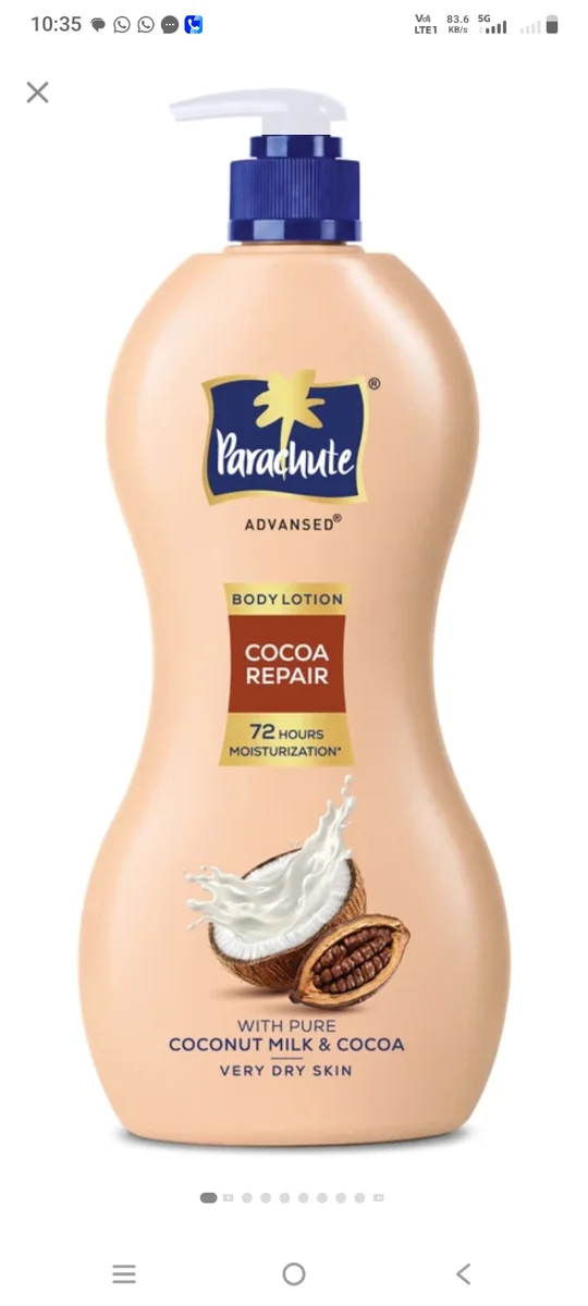 Parachute body lotion 400 ml MRP 515