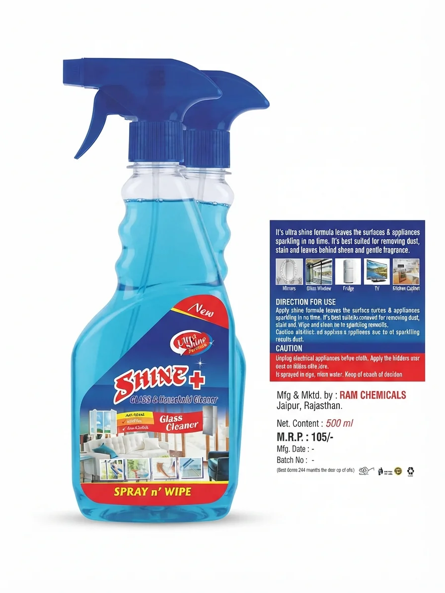 Shine + Glass Cleaner MRP 100