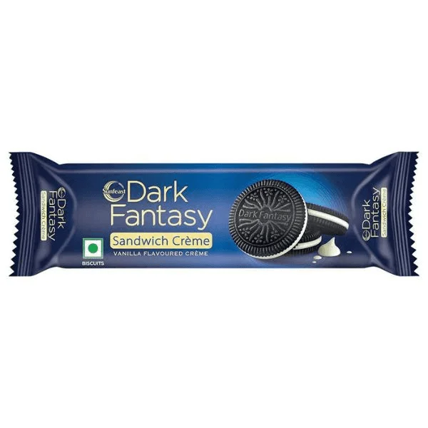 Sunfeast Dark Fantasy Vanilla Crème mrp 10 ( 12pc)