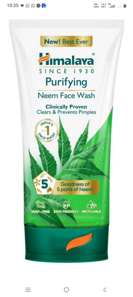 Himalaya face wash 150ml MRP 279