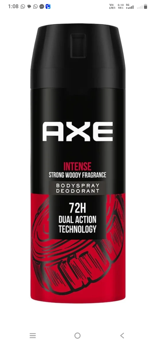 AXE Intense Body Spray 215 ml MRP 350