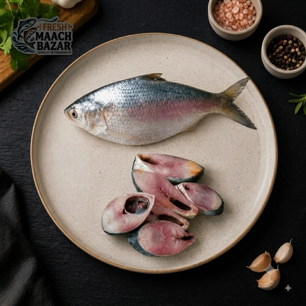 Fresh Raidighi Hilsa (কাঁচা ইলিশ) 500g - 700g