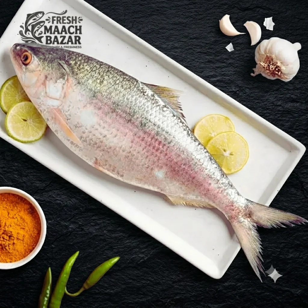 Fresh Diamond Hilsa (কাঁচা ইলিশ) 1kg - 1.2kg