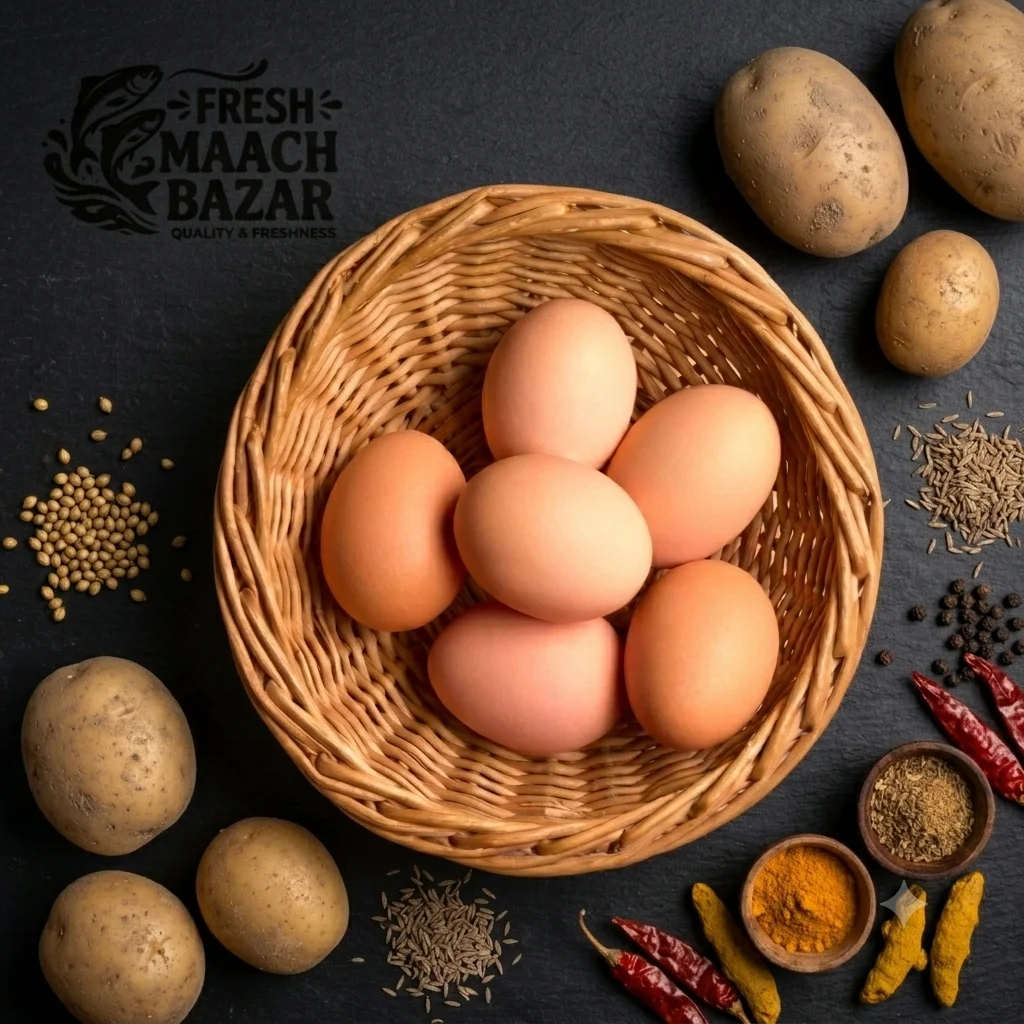 Brown Eggs (দেশি মুরগির ডিম)