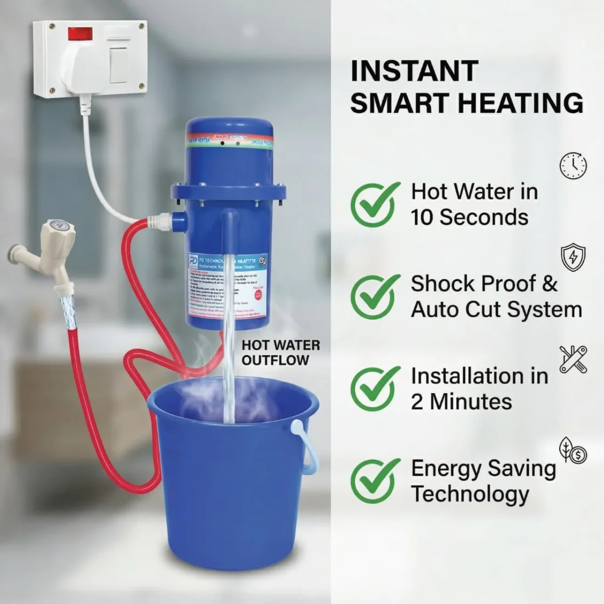 Instant Water Heater | Quick Warm Water for Busy Mornings