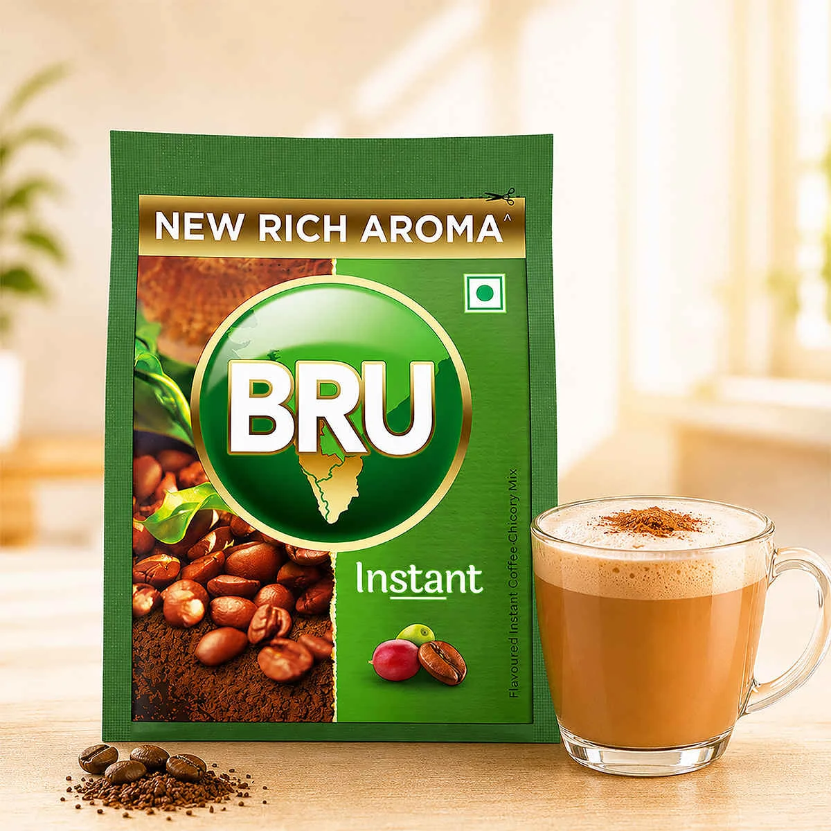 Bru Instant Coffee (Sachet Rs 2)