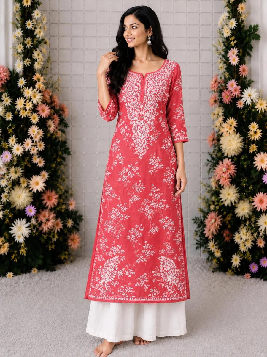 Handwork Chicken Kurti