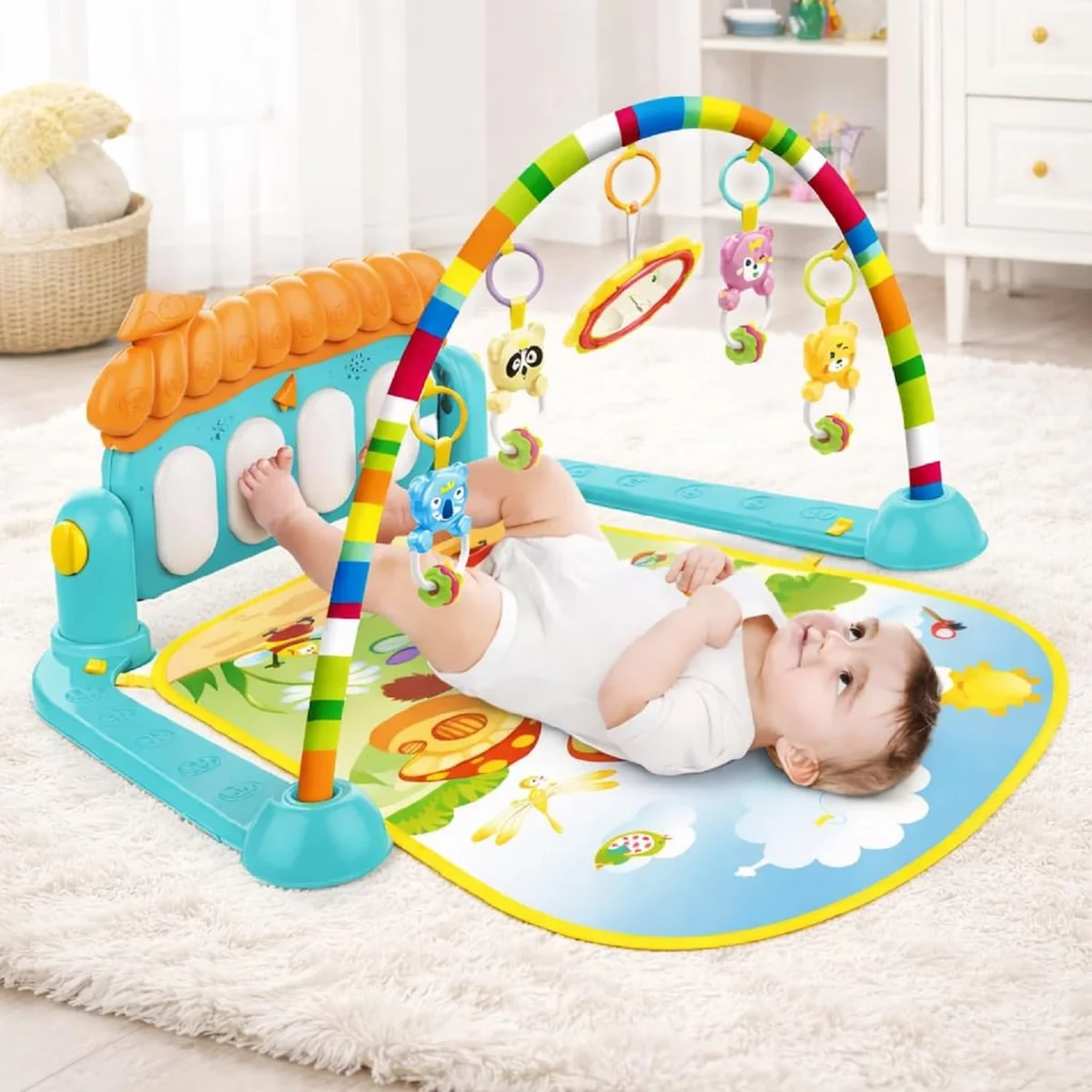 Baby Play Mat with Activity Gym