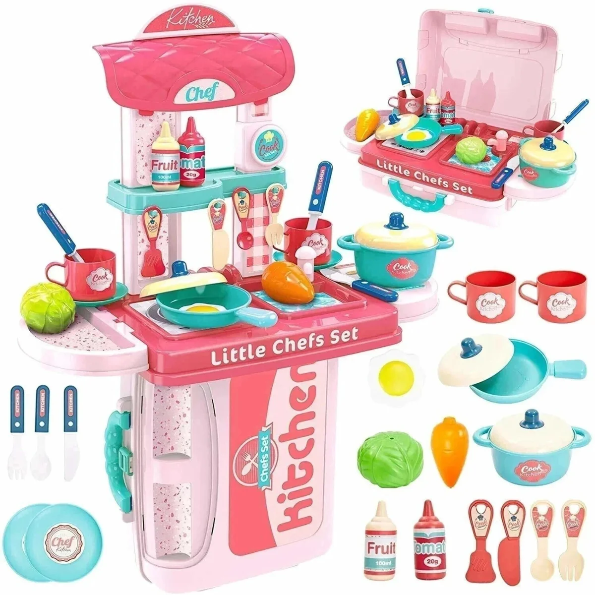 Kids Kitchen Set & Cooking Toy Set